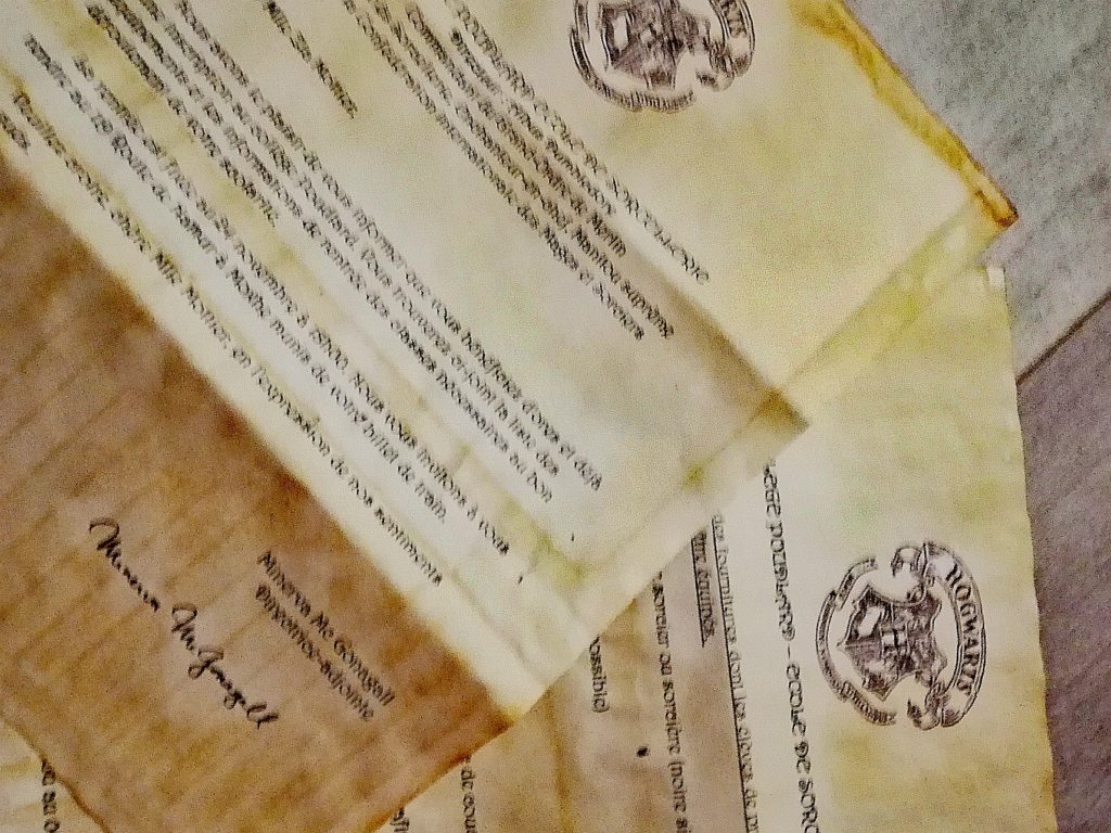 Anniversaire Harry Potter : Les invitations – My Magic Moment